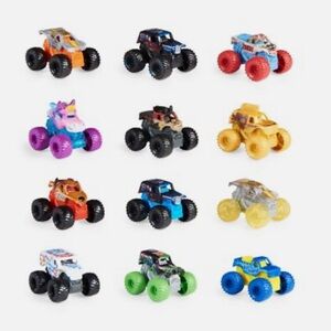 Monster Jam Mini Trucks 12 Pack Mystery Vehicles Collectibles